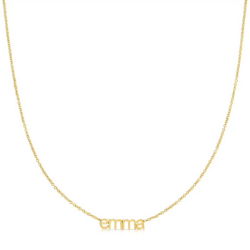 Petite Nameplate Necklace