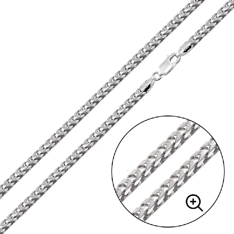 925 Sterling Silver Basic Oval DC Franco 140 4.2mm Chain or Bracelet - CH826