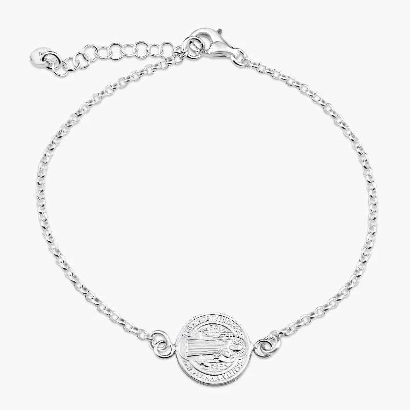 925 Sterling Silver Non Plated San Benito Bracelet - ARB00066