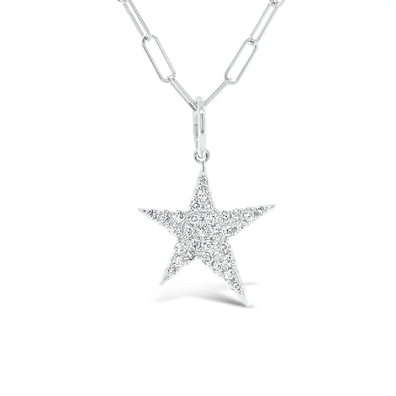 Diamond Star Pendant Charm