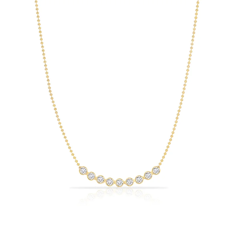 Diamond Arc Layering Necklace